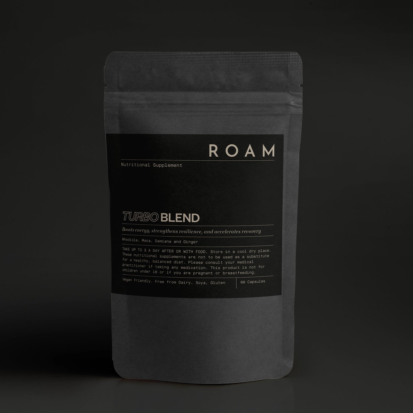 RHODIOLA, MACA, DAMIANA AND GINGER